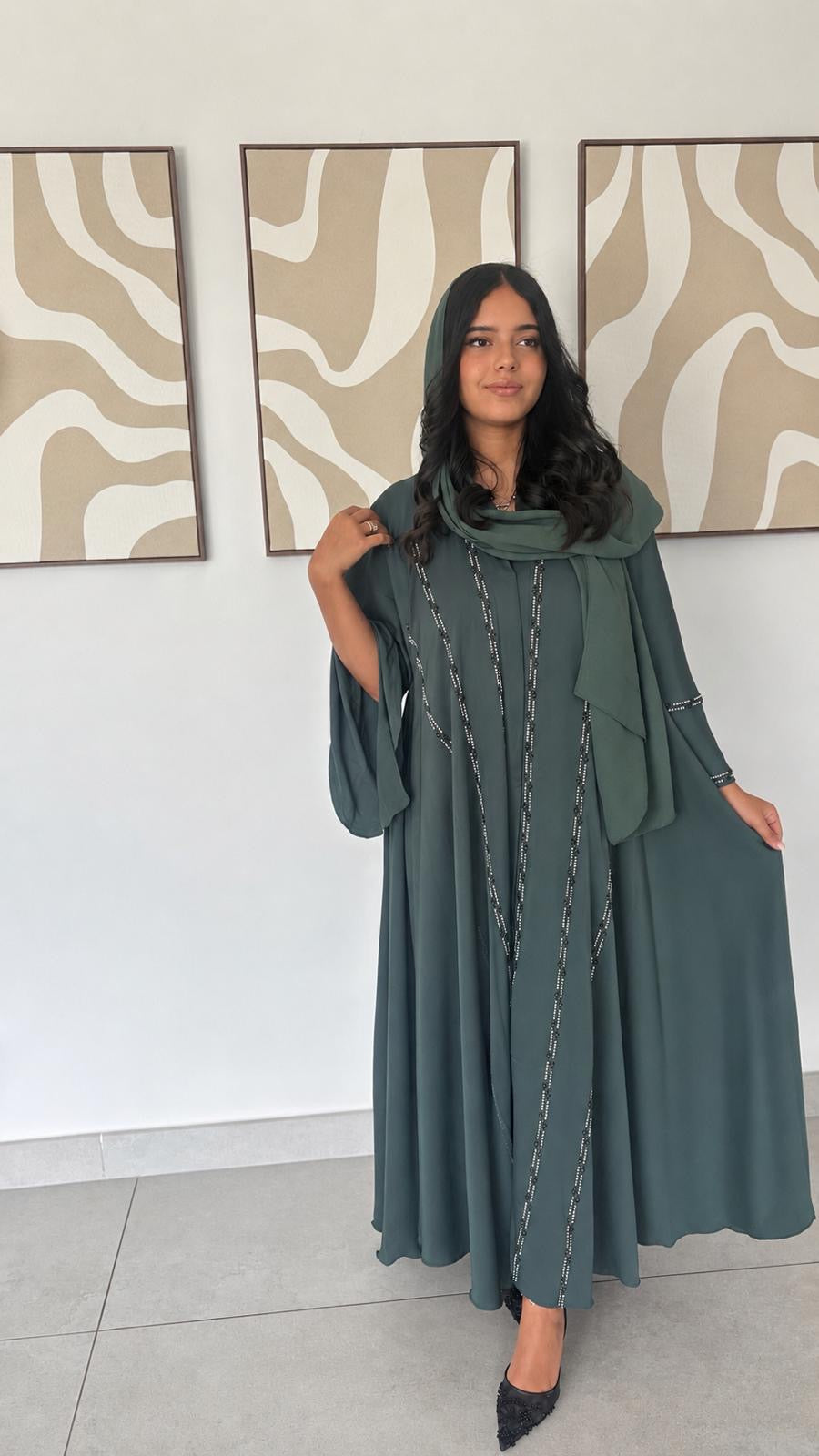 Abaya en Nida Premium Soyeux
