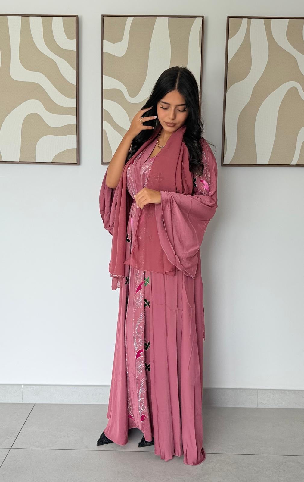 Abaya en Nida Texturé
