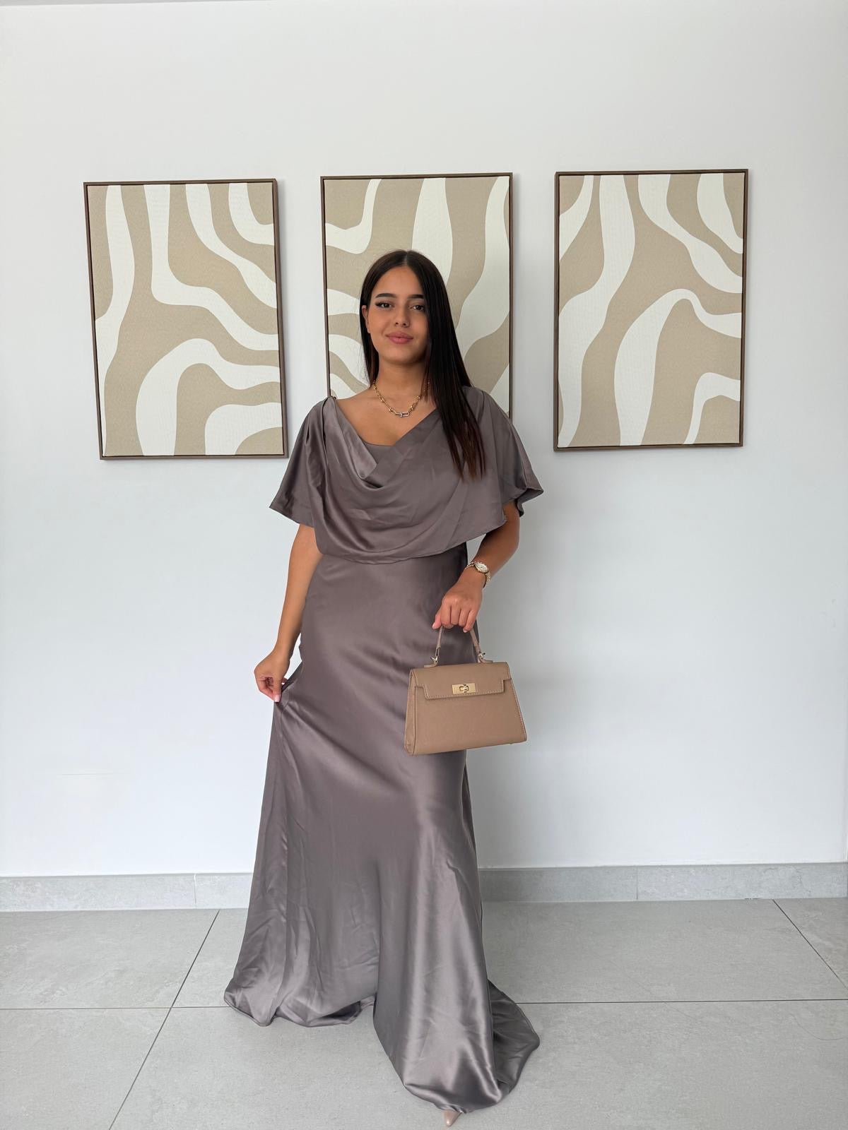 Robe Longue Satinée