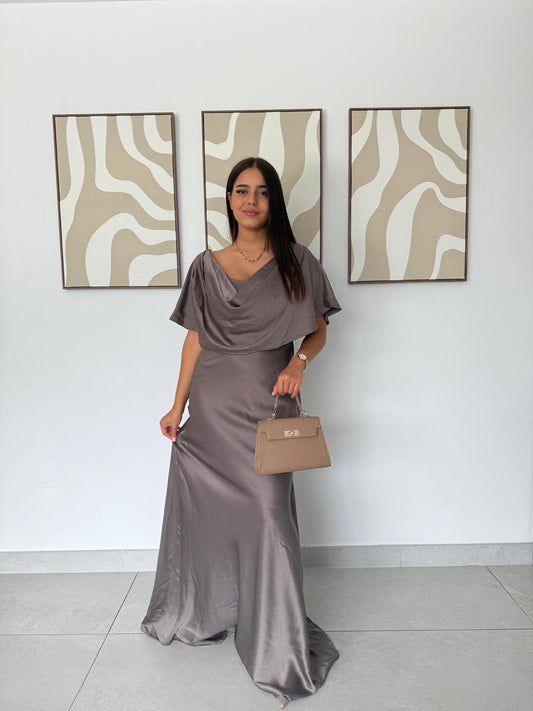 Robe Longue Satinée
