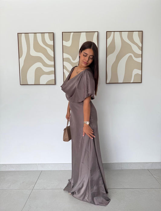Robe Longue Satinée