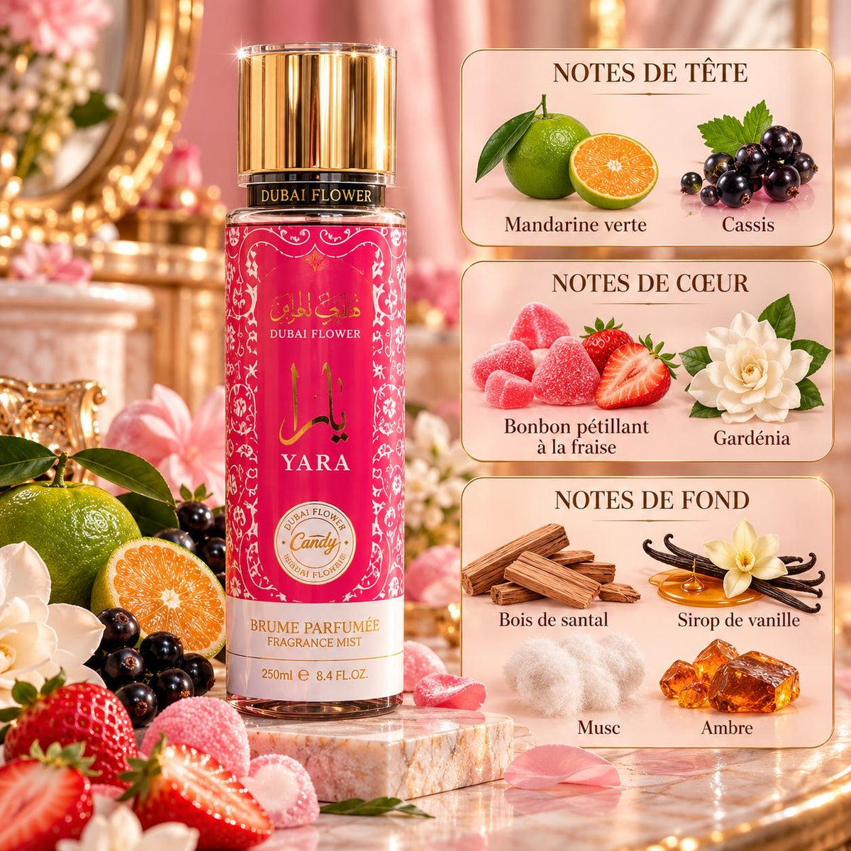 Yara Candy – Brume parfumée