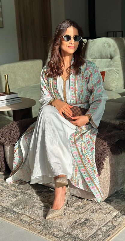 Caftan 3 pièces - Blanc