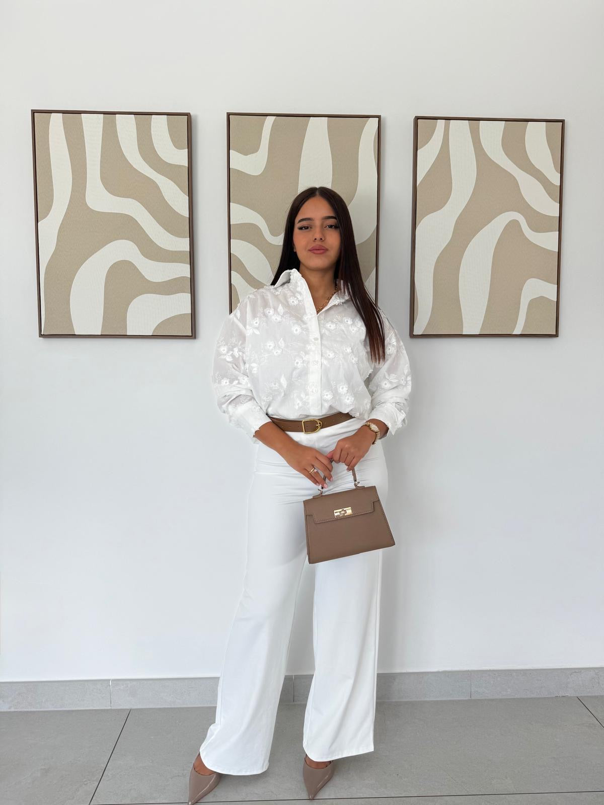 Chemise Brodée en coton