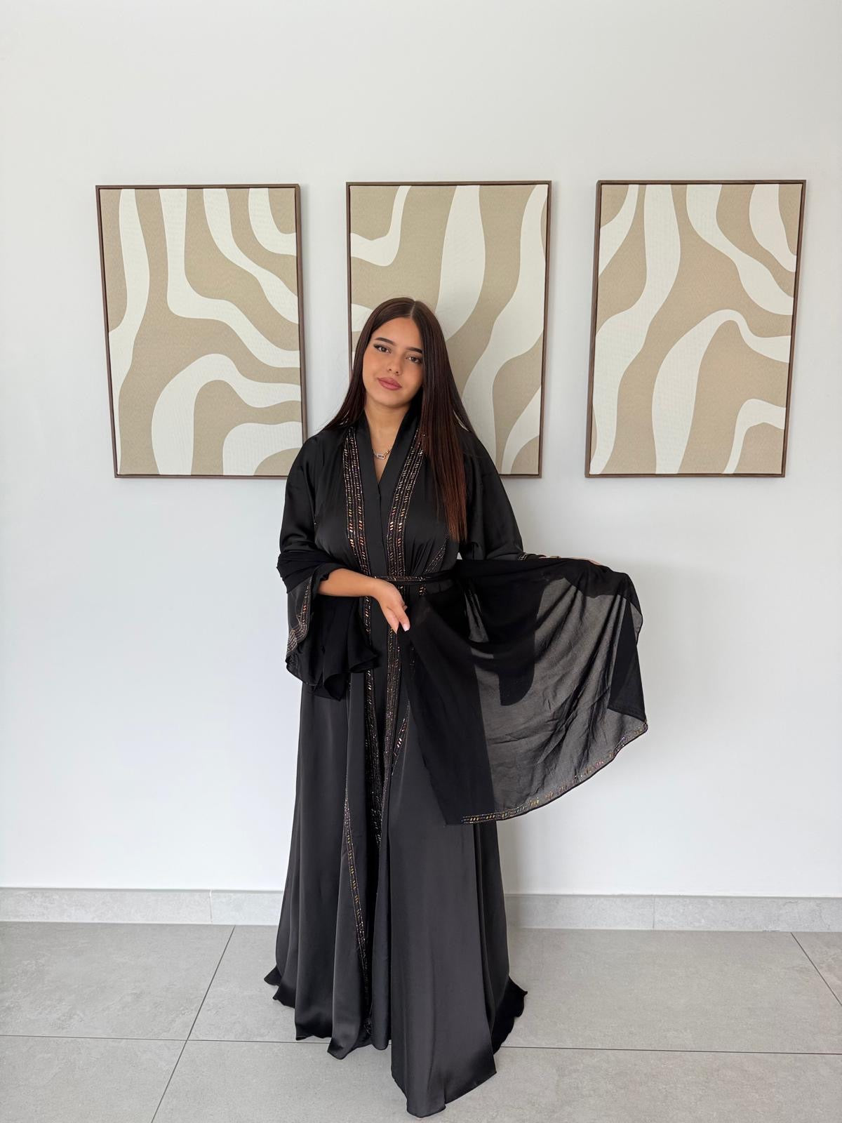 Abaya en Nida Premium Soyeux