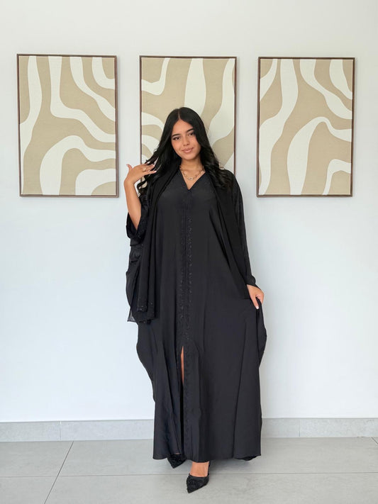 Abaya Chauve-Souris en Nida Premium