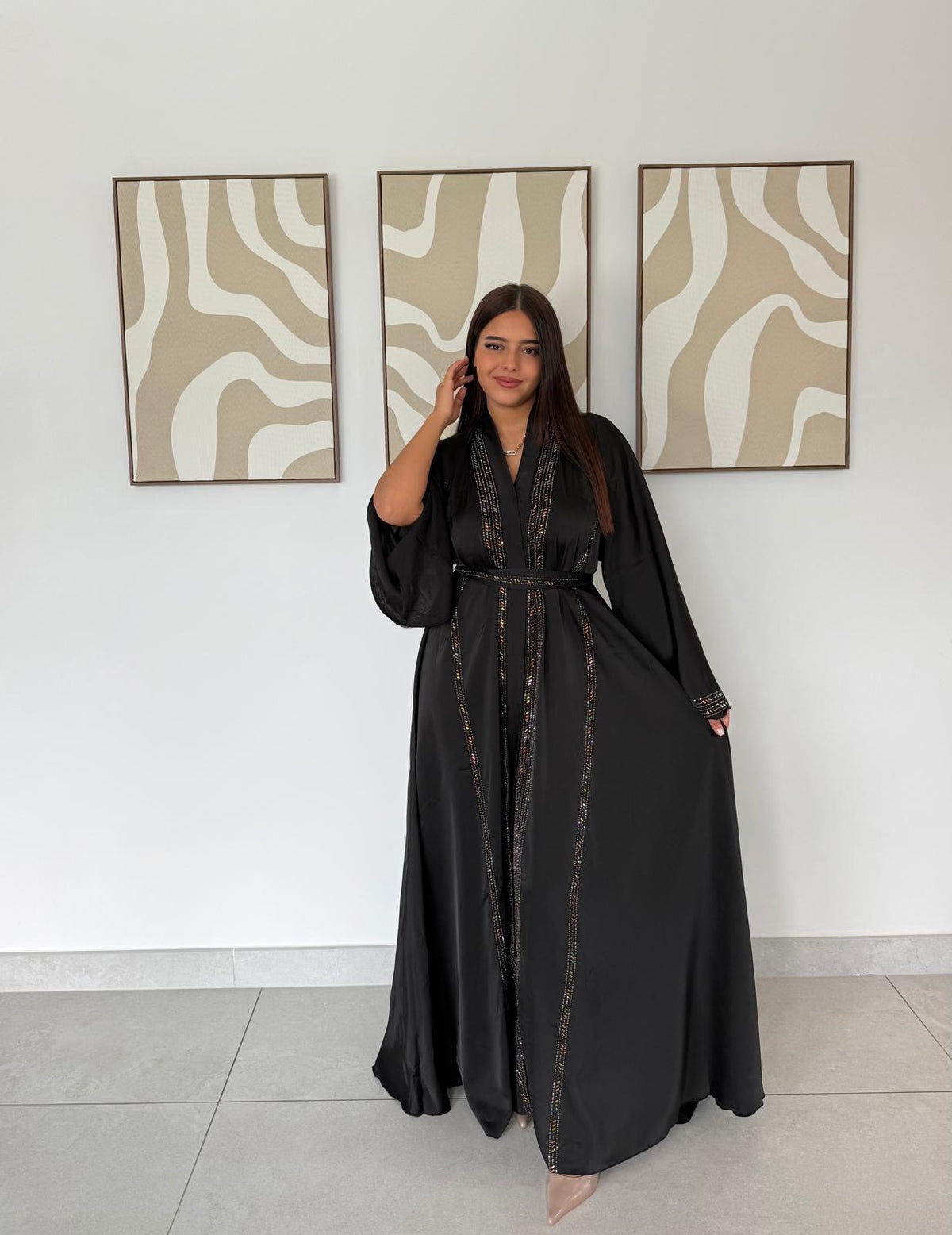 Abaya en Nida Premium Soyeux