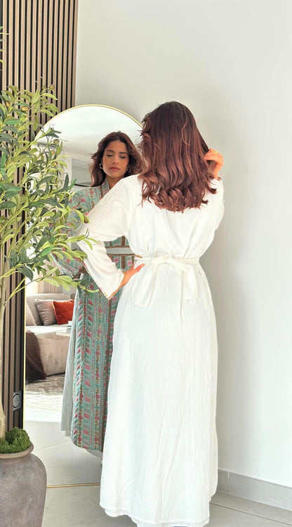 Caftan 3 pièces - Blanc