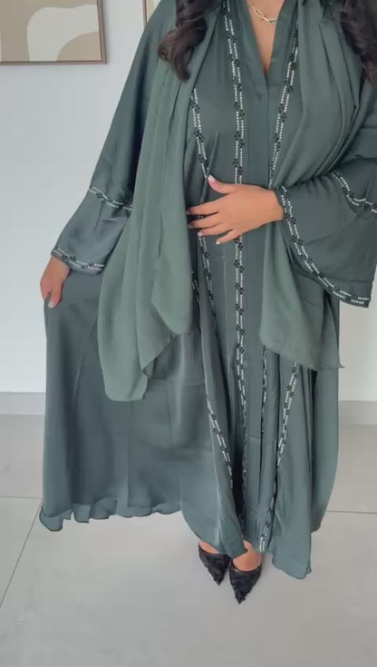 Abaya en Nida Premium Soyeux