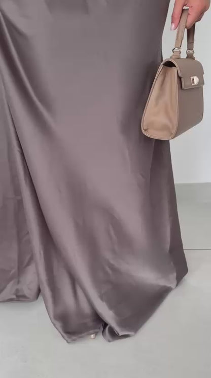 Robe Longue Satinée