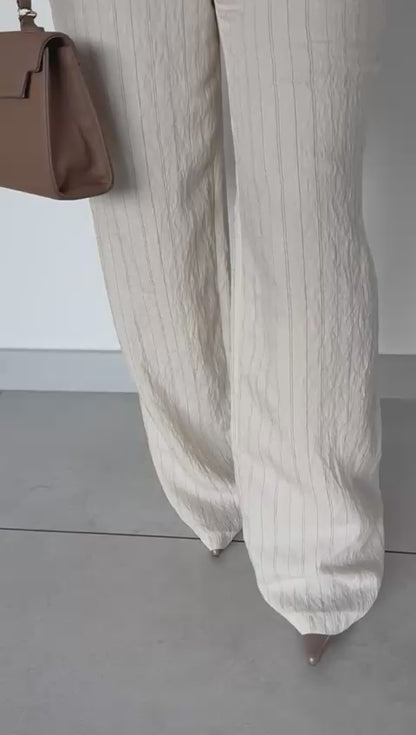 Ensemble Tailleur Rayé