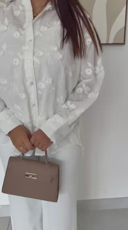Chemise Brodée en coton